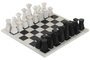 DKD Home Decor Juego de Ajedrez de Mármol 33x33x1,5 cm Dorado y Blanco con Piezas de 10 cm
