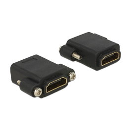 DeLOCK Adaptador 2xHDMI con conectores hembra y contactos chapados en oro