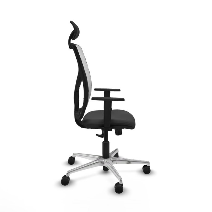 PIQUERAS Y CRESPO Silla de oficina Motilla con mecanismo Sincro, Gris oscuro y Blanco PIQUERAS Y CRESPO Silla de oficina Motilla con mecanismo Sincro, Gris oscuro y Blanco