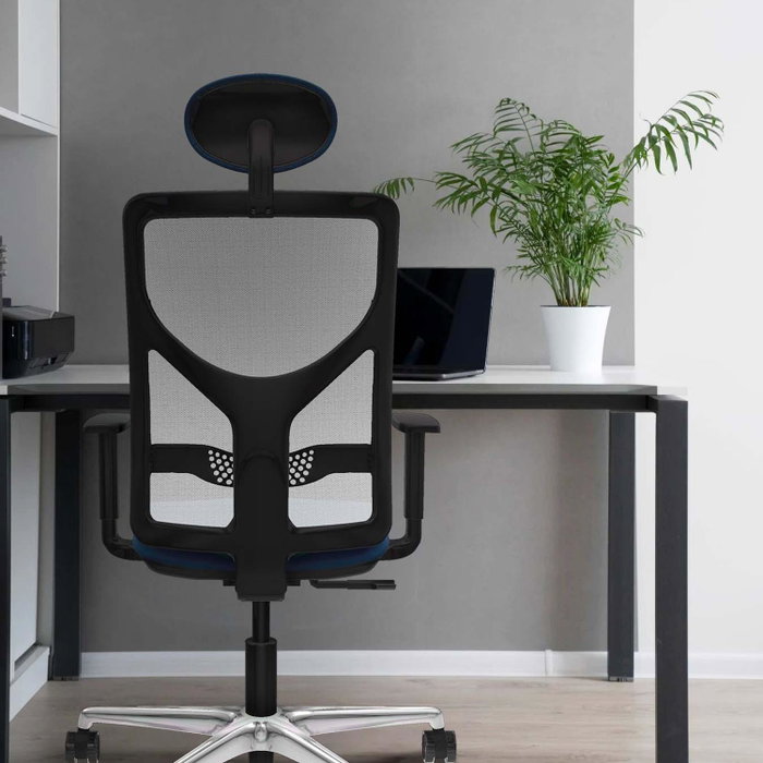 PIQUERAS Y CRESPO Silla de oficina Motilla con mecanismo Sincro, Gris oscuro y Blanco PIQUERAS Y CRESPO Silla de oficina Motilla con mecanismo Sincro, Gris oscuro y Blanco