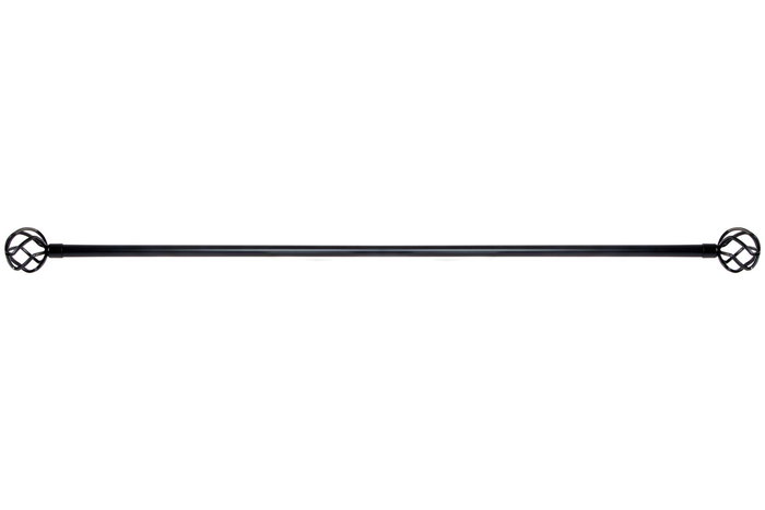 Barra Cortina DKD Home Decor Negro 16 x 16 x 160 cm (4 Unidades)