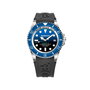 Bobroff Reloj BF0003ba-BFSTN con Esfera Azul y Correa Negra