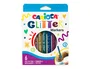 Carioca Rotulador Glitter Purpurina Caja 6 Unidades Colores Surtidos Punta 1 mm