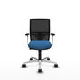 PIQUERAS Y CRESPO Silla de oficina Yunquera con mecanismo Sincro/Traslack Azul claro