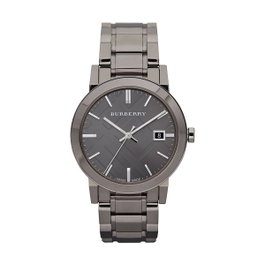 Burberry BU9007 Reloj Analógico para Mujer en Acero Inoxidable Gris