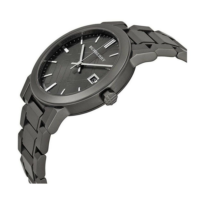 Burberry BU9007 Reloj Analógico para Mujer en Acero Inoxidable Gris