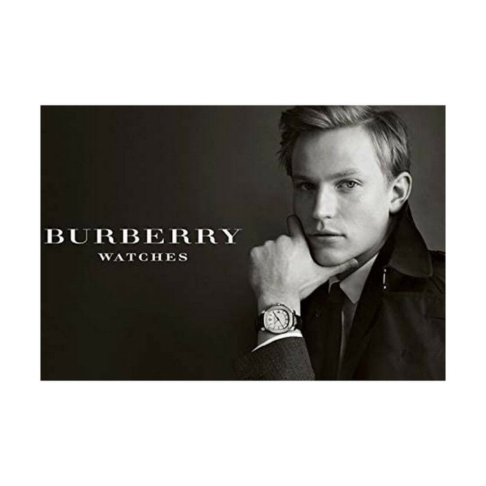 Burberry BU9007 Reloj Analógico para Mujer en Acero Inoxidable Gris