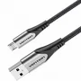 Vention Cable USB 2.0 MicroUSB Macho a USB Macho 60W 480Mbps 2m Gris