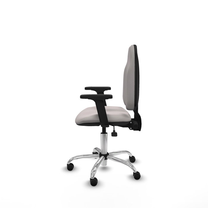 PIQUERAS Y CRESPO Silla de oficina Algarra Blanco con mecanismo Asincro
