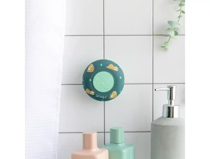Wondee Mr. Wonderful Altavoz Bluetooth Portátil con Ventosa, Impermeable IPX4, Batería Recargable, 5-6h Autonomía