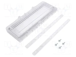 FIBOX Ventanilla de inspección de policarbonato 190x77x25mm IP54