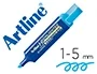 Artline Rotulador Fluorescente EKS-600 Azul Fluor Punta Biselada Trazo 1-5 mm Multisuperficie