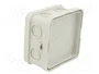 OBO Bettermann OBO A 8 5 Caja de derivación con regleta de bornes 75x75x36 PE lgr 2000024