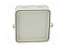 OBO Bettermann OBO A 8 5 Caja de derivación con regleta de bornes 75x75x36 PE lgr 2000024