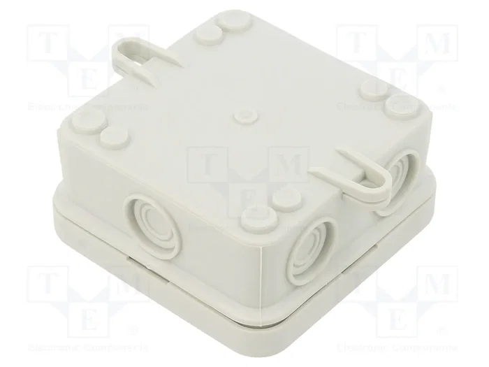 OBO Bettermann OBO A 8 5 Caja de derivación con regleta de bornes 75x75x36 PE lgr 2000024