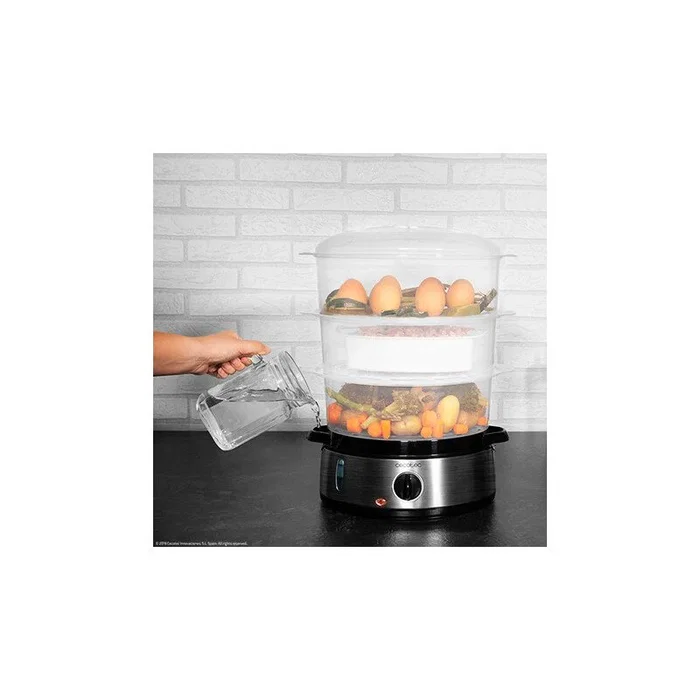 Cecotec Vapovita 3000 Inox Vaporera Eléctrica 800 W Cecotec Vapovita 3000 Inox Vaporera Eléctrica 800 W