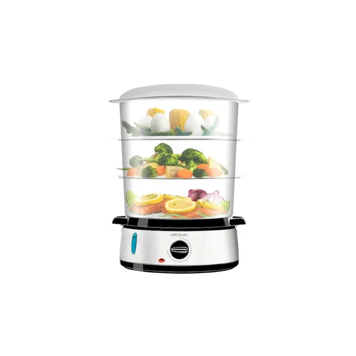 Cecotec Vapovita 3000 Inox Vaporera Eléctrica 800 W Cecotec Vapovita 3000 Inox Vaporera Eléctrica 800 W