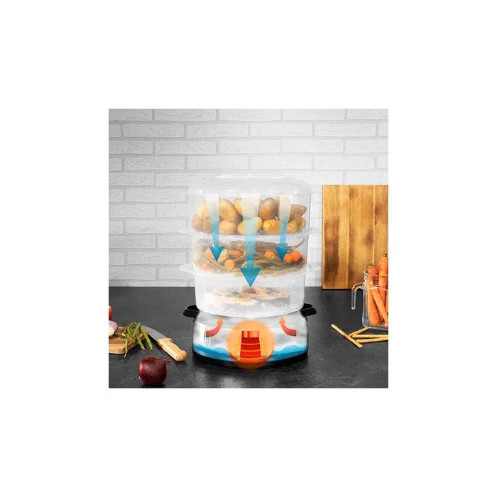 Cecotec Vapovita 3000 Inox Vaporera Eléctrica 800 W Cecotec Vapovita 3000 Inox Vaporera Eléctrica 800 W