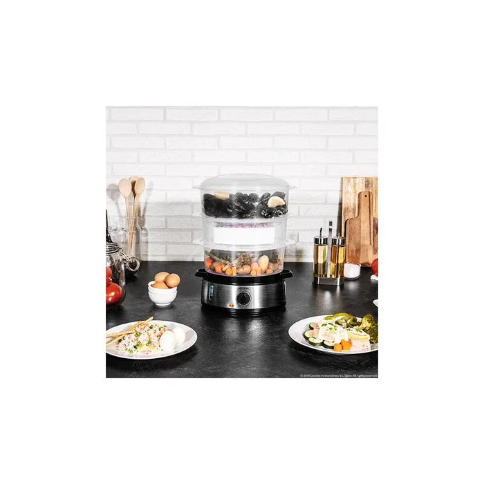 Cecotec Vapovita 3000 Inox Vaporera Eléctrica 800 W Cecotec Vapovita 3000 Inox Vaporera Eléctrica 800 W