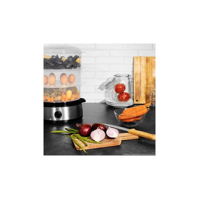 Cecotec Vapovita 3000 Inox Vaporera Eléctrica 800 W Cecotec Vapovita 3000 Inox Vaporera Eléctrica 800 W