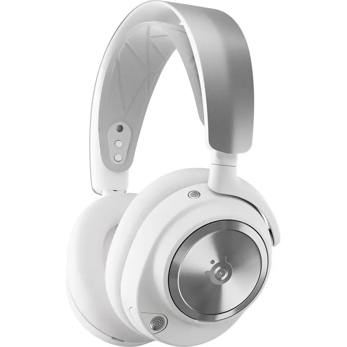 SteelSeries Arctis Nova Pro Wireless Plata y Blanco