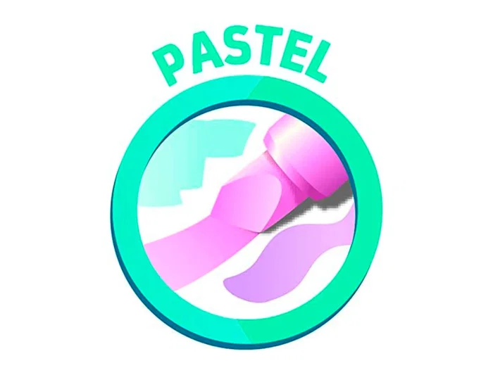 Maped Rotulador fluorescente Peps pastel con glitter estuche de 4 unidades colores surtidos