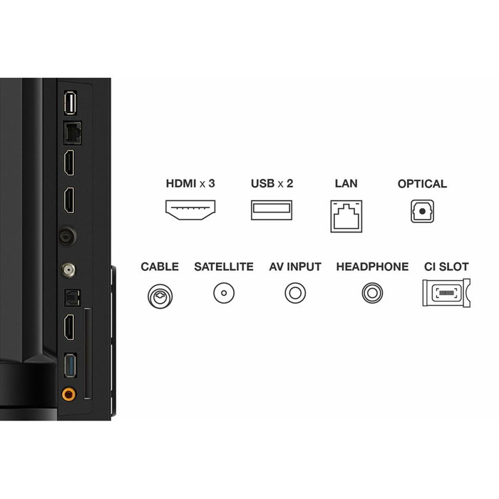 TCL 85V6B Televisor 85 pulg. 4K Ultra HD Smart Google TV Titanio