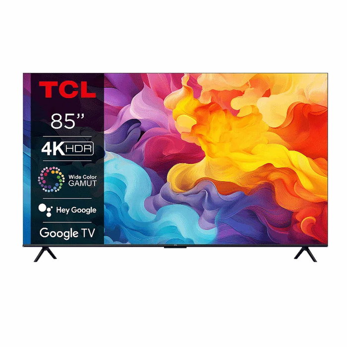 TCL 85V6B Televisor 85 pulg. 4K Ultra HD Smart Google TV Titanio