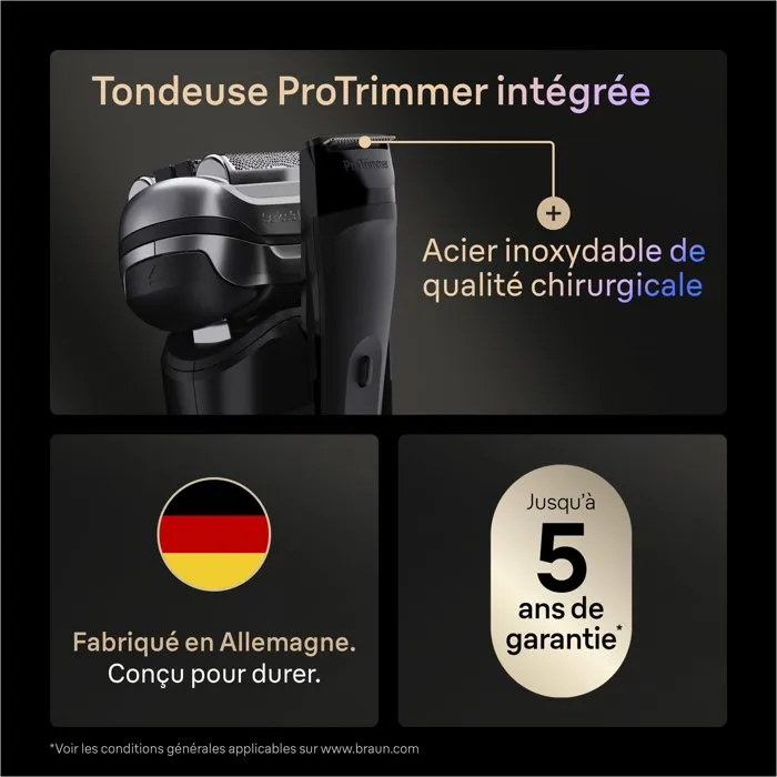 Braun Serie 9 9610s Afeitadora Eléctrica Negra Autonomía 60 min BRA8700216554787