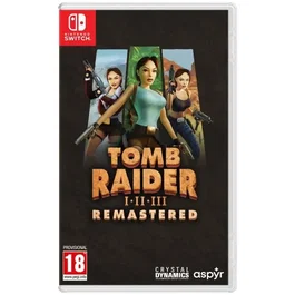 Just For Games Tomb Raider I-III Remasterizado protagonizado por Lara Croft - Juego de Nintendo Switch