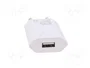 GOOBAY Adaptador de alimentación 5W con salida USB y USB micro, blanco