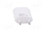 GOOBAY Adaptador de alimentación 5W con salida USB y USB micro, blanco