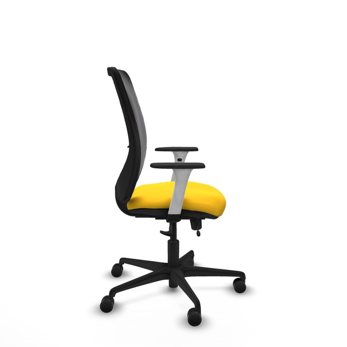 PIQUERAS Y CRESPO Silla de oficina Zulema con mecanismo Sincro/Traslack Amarillo y Negro PIQUERAS Y CRESPO Silla de oficina Zulema con mecanismo Sincro/Traslack Amarillo y Negro