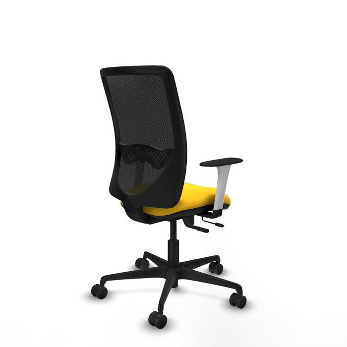 PIQUERAS Y CRESPO Silla de oficina Zulema con mecanismo Sincro/Traslack Amarillo y Negro PIQUERAS Y CRESPO Silla de oficina Zulema con mecanismo Sincro/Traslack Amarillo y Negro