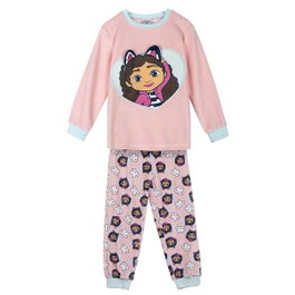 Cerdá Pijama Largo Coral Fleece Gabby's Dollhouse Rosa 4 Años
