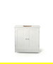 Inde Mueble de Lavabo con Puerta en Color Blanco Moblekit