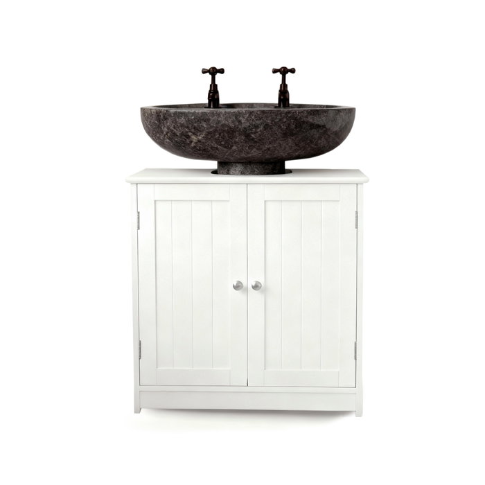 Inde Mueble de Lavabo con Puerta en Color Blanco Moblekit