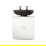 Inde Mueble de Lavabo con Puerta en Color Blanco Moblekit