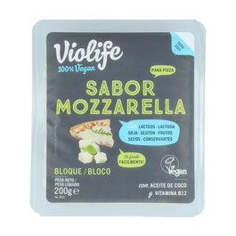Violife Bloque Vegano Sabor Mozzarella para Pizza 200g