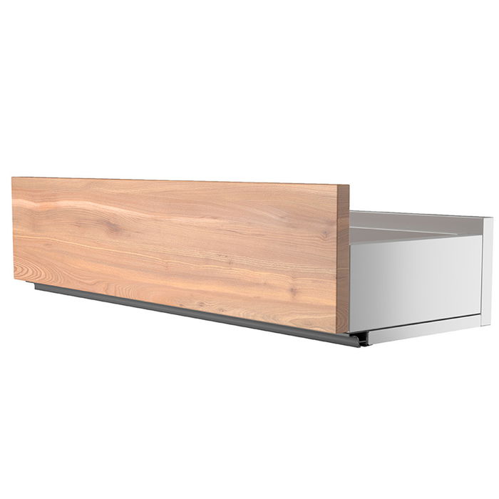 SC HERRAJES Perfil Gola-A Aluminio 4M SP19 Lacado Negro, Antracita, Blanco y Plata Mate, Acabado Plata Mate