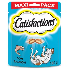 Mars Catisfactions Comida Húmeda para Gatos con Salmón - Multipack de 4 Latas de 180 gr - Total 720 gr