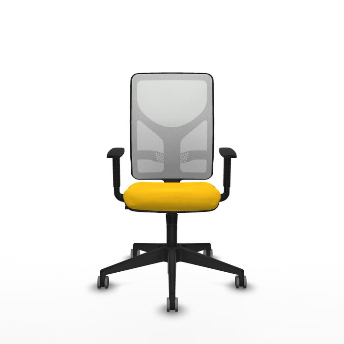 PIQUERAS Y CRESPO Silla de oficina Motilla con mecanismo Sincro, Amarillo y Blanco PIQUERAS Y CRESPO Silla de oficina Motilla con mecanismo Sincro, Amarillo y Blanco