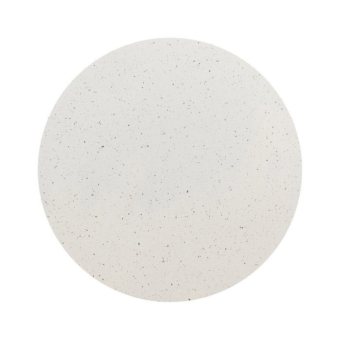 Ixia Mesa de centro blanca de fibra de magnesio 90 x 90 x 40 cm