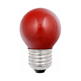 Scharnberger 40245 Bombilla 25W Rojo E27 240V B60x105mm