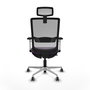 PIQUERAS Y CRESPO Silla de oficina Haches con mecanismo Sincro/Traslack, Morado y Gris