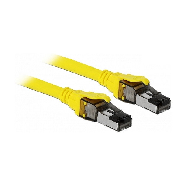DeLOCK Kabel RJ45 Cat.8.1 S/FTP 2 m Amarillo DeLOCK Kabel RJ45 Cat.8.1 S/FTP 2 m Amarillo