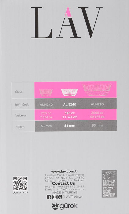 LAV Set 4 Bolsas Alinda 12.5Cm 345Cc 12.3x5.1Cm (6 Cajas)