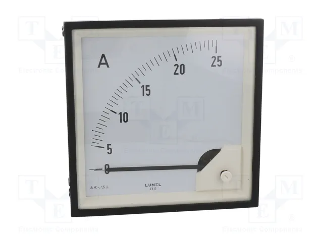 LUMEL EA12N Amperímetro para panel True RMS 0-25A AC