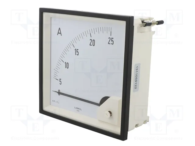 LUMEL EA12N Amperímetro para panel True RMS 0-25A AC
