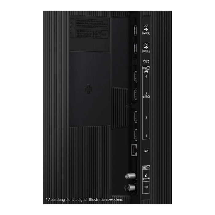 SAMSUNG GQ55QN70FAUXZG - Televisor Smart TV Neo QLED de 55 pulgadas (138 cm), 4K UHD (3840x2160), 100 Hz, Triple-Tuner, WLAN, 4x HDMI, Negro